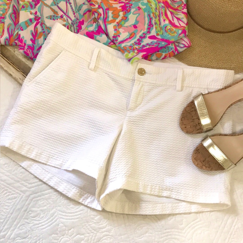 Lilly Pulitzer 5” Callahan White Jacquard Short